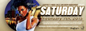 The Official 1stSaturdays Party at Geoffrey’s Inner Circle – February 7th- celebrating D’Wayne Wiggins and others!