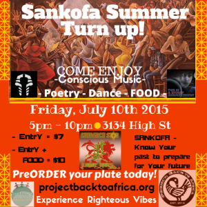 SANKOFA SUMMER TURN -UP